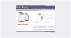 Desktop Screenshot of emailing.power.fr