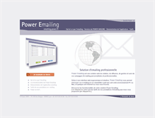 Tablet Screenshot of emailing.power.fr